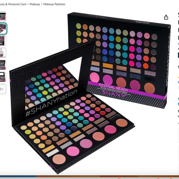 Highly Pigmented Blendable Eye shadows, Makeup Blush and Face powder Makeup Kit - Picture 2 of 9